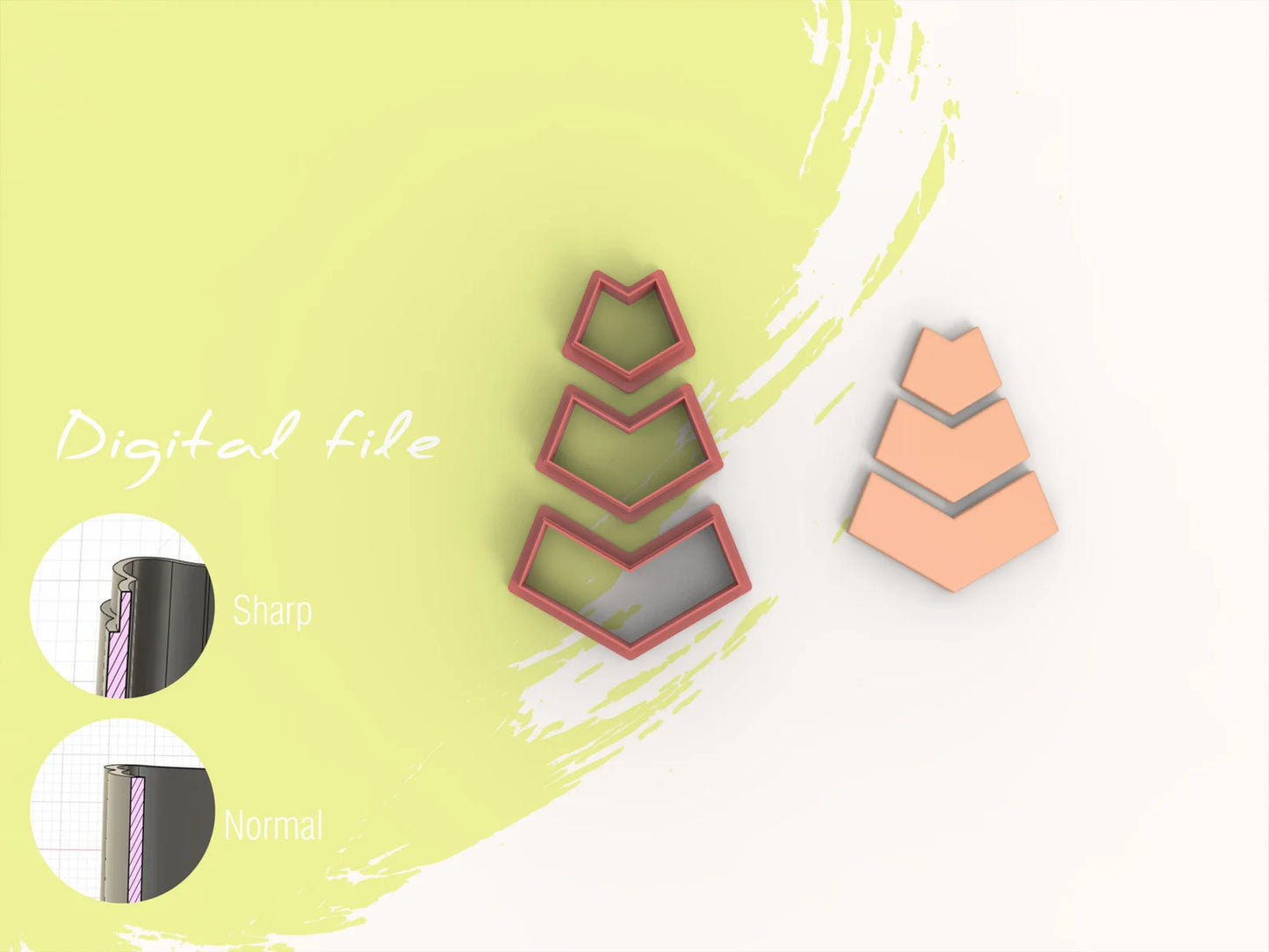 Geometrisch - Combo K (3D cutter)