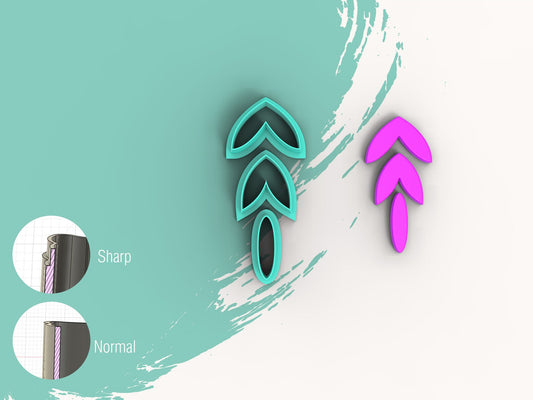 Bloemen - 3 lagen - Combo 02 (3D cutter)