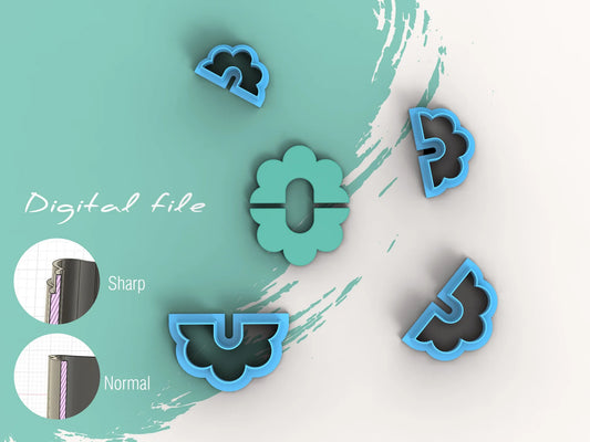 Bloemen - Half (3D cutter)