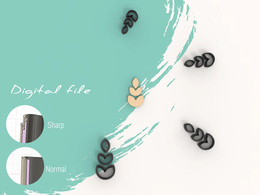 Bloemen - 3 lagen - Combo 01 (3D cutter)