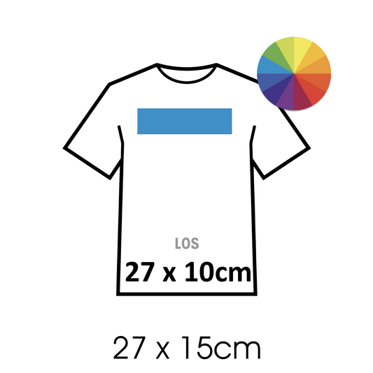 DTF Textieltransfers LOS 27x10cm