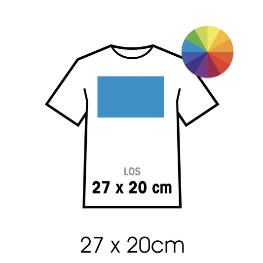DTF Textieltransfers LOS 27x20cm