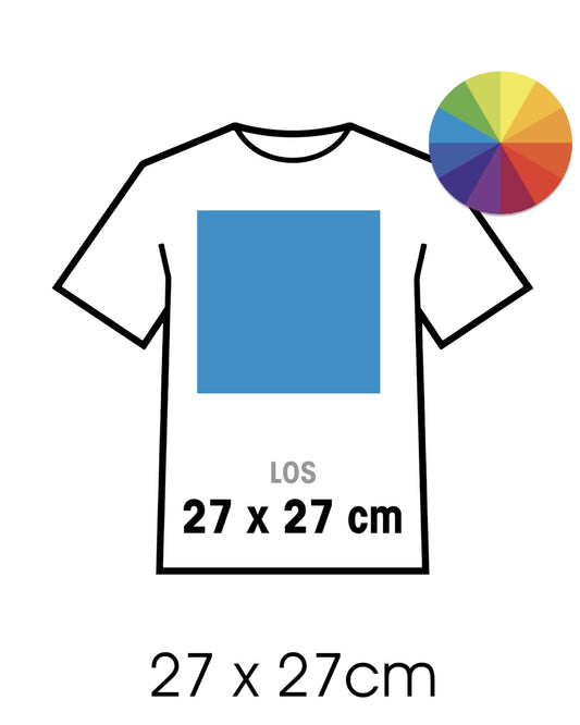 DTF Textieltransfers LOS 27x27cm