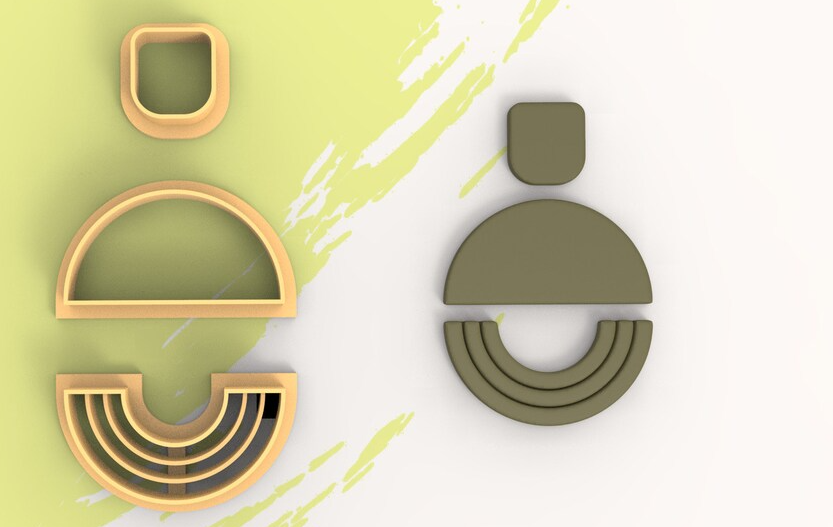 Boho - Combo A (3D cutter)