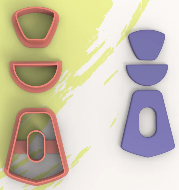 Geometrisch - Combo E (3D cutter)