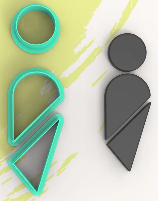 Geometrisch - Combo H (3D cutter)