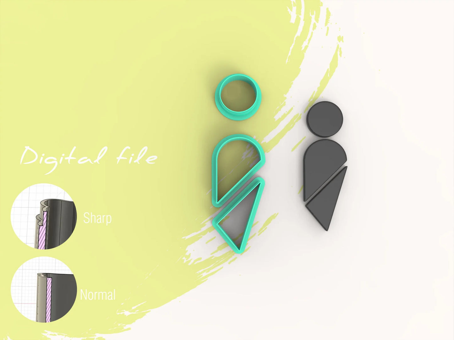 Geometrisch - Combo H (3D cutter)