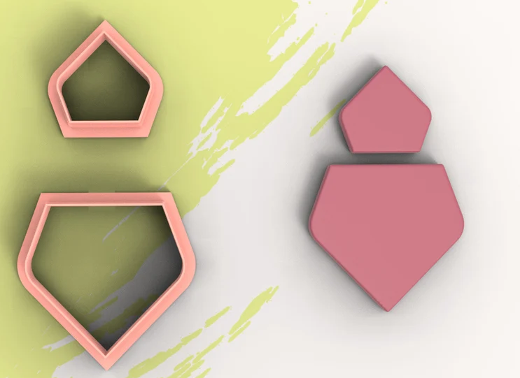 Geometrisch - Combo I (3D cutter)