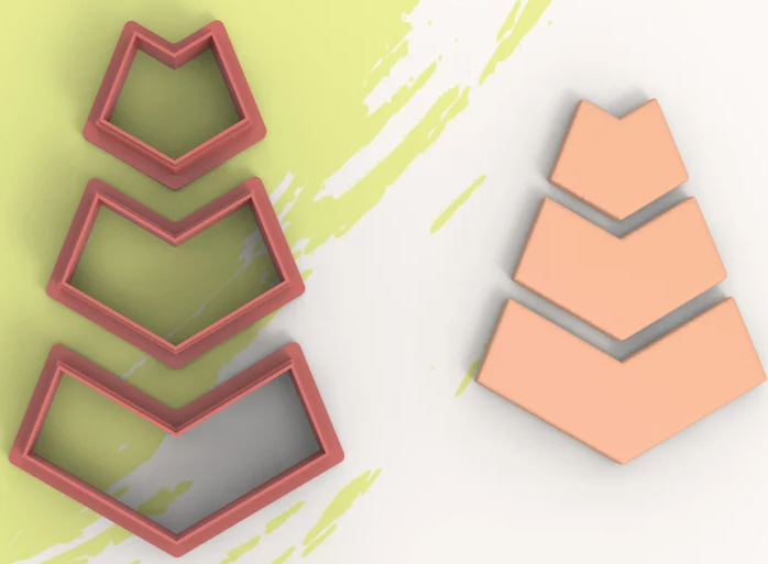 Geometrisch - Combo K (3D cutter)