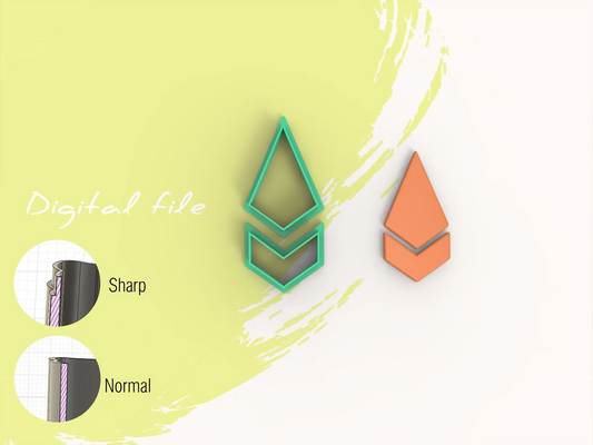 Basisvorm – Afgeronde veelhoek – Type B (3D cutter)