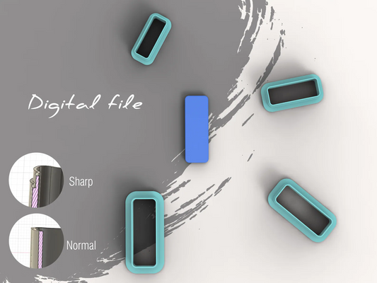 Basisvorm – Afgeronde rechthoek (3D cutter)