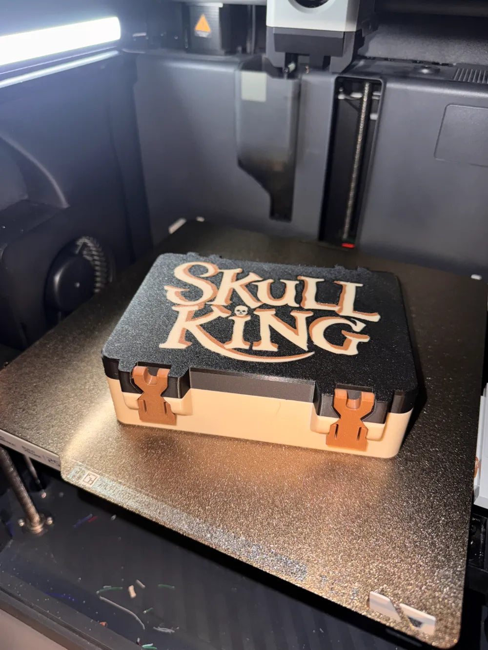 Skull King – 3D-geprinte opbergkoffer
