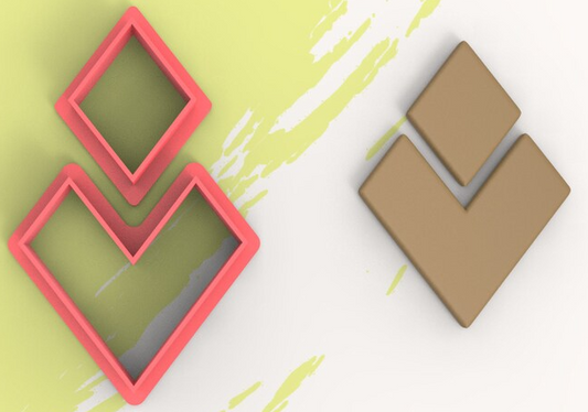 Geometrisch - Combo A (3D cutter)