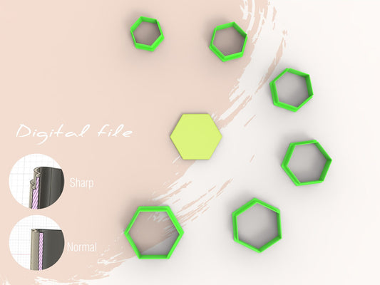 Basisvorm – Zeshoek (3D cutter)