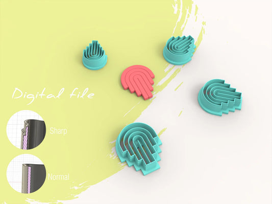 Basisvorm – Boogsymmetrie met lijnen (3D cutter)