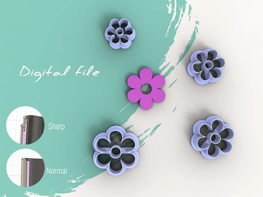 Bloem - Margriet - Volledig (3D cutter)