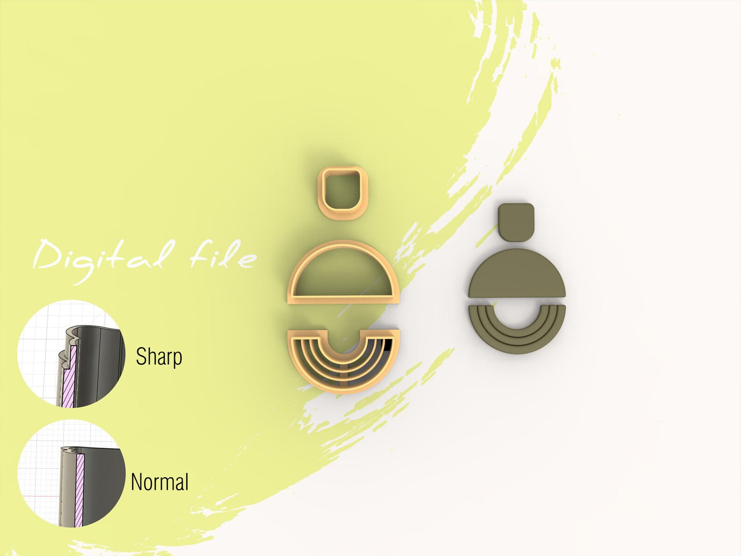 Boho - Combo A (3D cutter)
