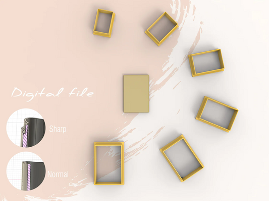 Basisvorm – Rechte rechthoek (3D cutter)