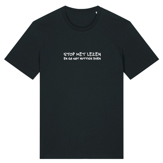 T-shirt - Stop met lezen
